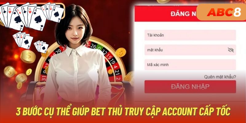 Đăng Nhập ABC8 Các bước đăng nhập ABC8 đơn giản nhất